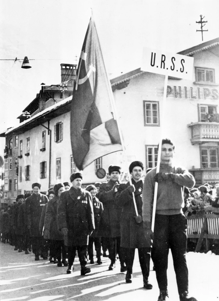 1956 г. Зимние Олимпийские игры в Италии. Матч СССР — Канада